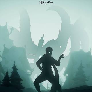 Naruto silhouette wallpaper