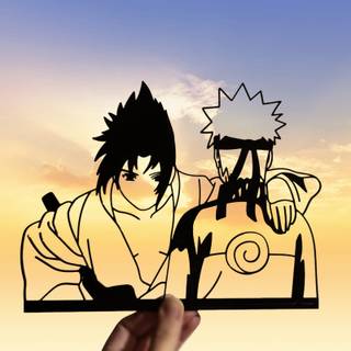 Naruto silhouette wallpaper