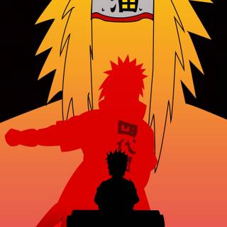 Naruto silhouette wallpaper