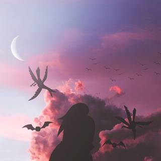 Naruto silhouette wallpaper