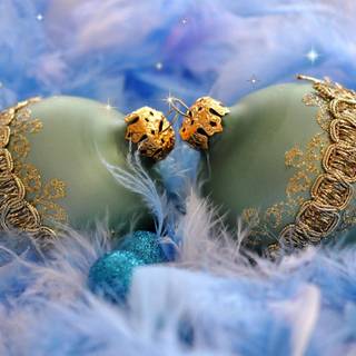 Xmas ornaments wallpaper