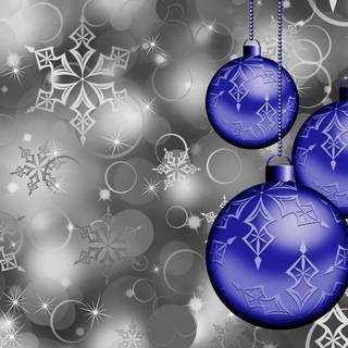 Xmas ornaments wallpaper