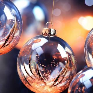 Xmas ornaments wallpaper