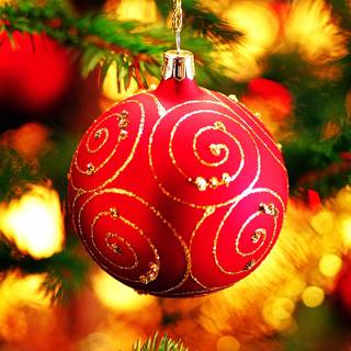 Xmas ornaments wallpaper