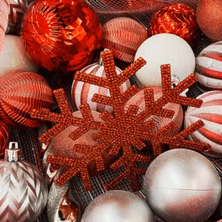 Xmas ornaments wallpaper