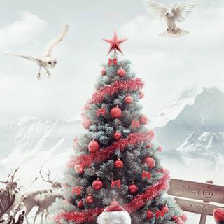 iPhone 14 Pro Christmas wallpaper