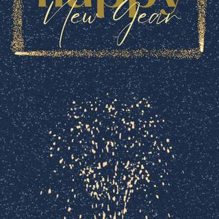 Happy New Year 2024 iPhone wallpaper