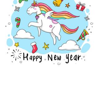 Happy New Year 2024 iPhone wallpaper