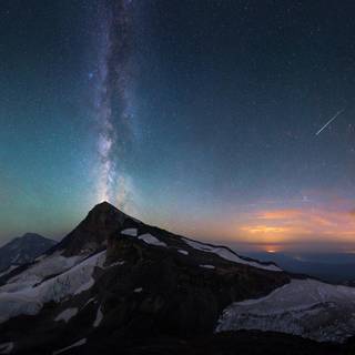 Milky way winter wallpaper