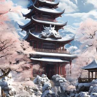 China winter phone wallpaper