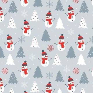 White aesthetic Xmas wallpaper
