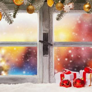 Cozy Christmas laptop wallpaper