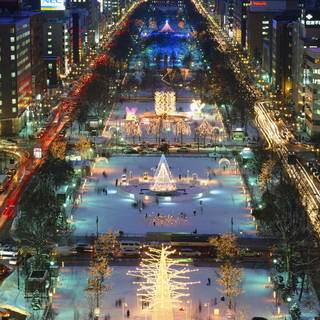 Hokkaido Odori Park wallpaper