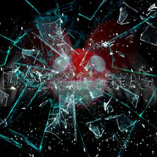 Broken glass desktop wallpaper