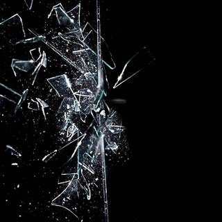 Broken glass desktop wallpaper