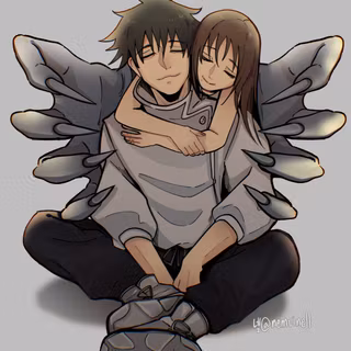 Yuta and Rika cute wallpaper