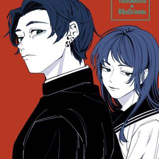 Yuta and Rika cute wallpaper