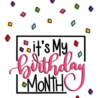 Cartoon confetti wallpaper