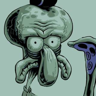 Squidward PFP wallpaper