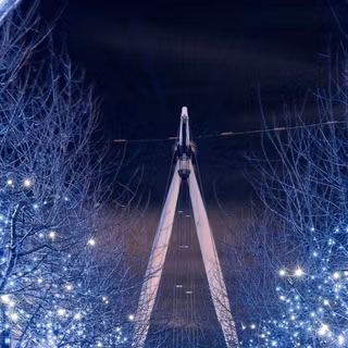 London snow wallpaper