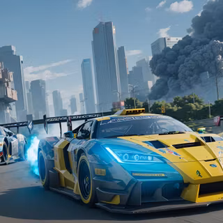 Video game vehicles wallpaper