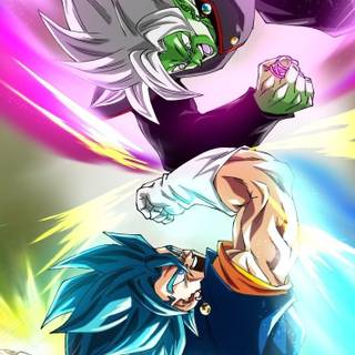 Vegito and Zamasu wallpaper