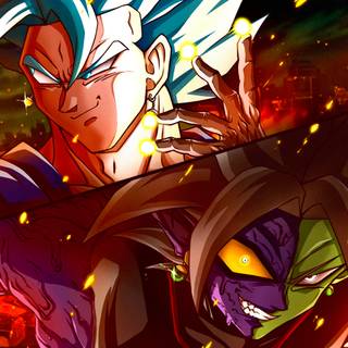 Vegito and Zamasu wallpaper