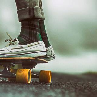 Skateboarding boy wallpaper