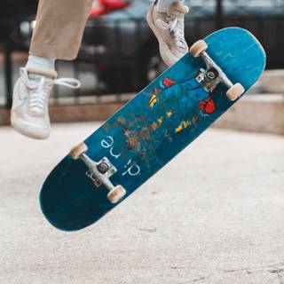 Skateboarding boy wallpaper