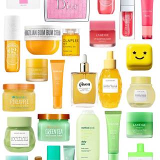 Preppy skincare wallpaper
