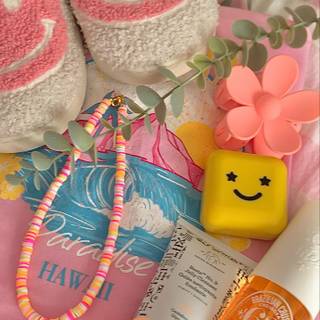 Preppy skincare wallpaper