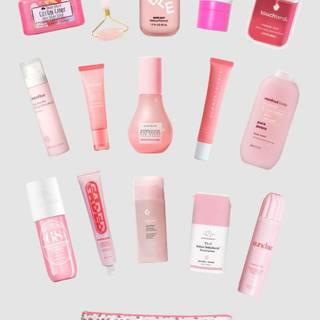 Preppy skincare wallpaper