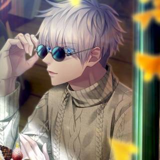 Gojo glasses wallpaper