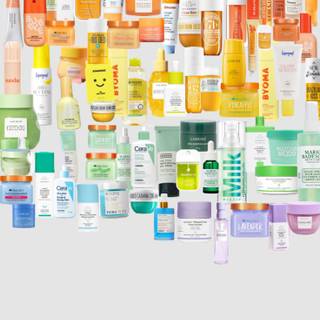 Preppy skincare wallpaper