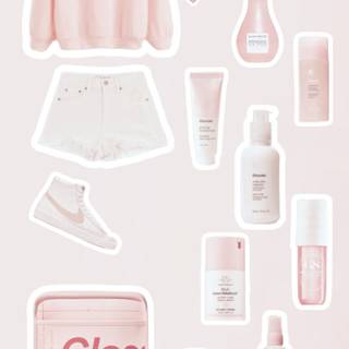 Preppy skincare wallpaper