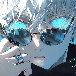 Gojo glasses wallpaper