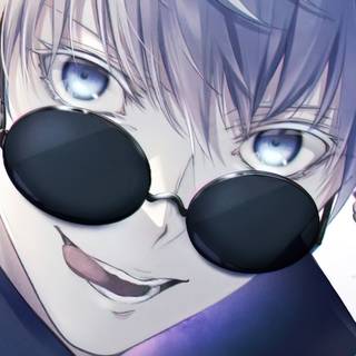 Gojo glasses wallpaper
