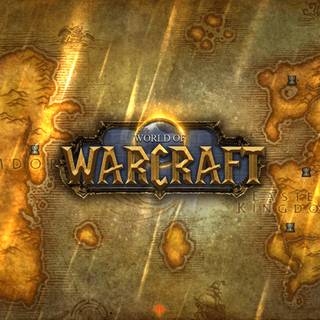 World of Warcraft logo wallpaper