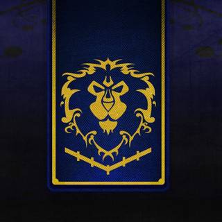 World of Warcraft logo wallpaper