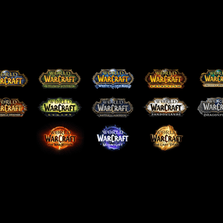 World of Warcraft logo wallpaper