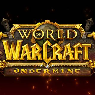 World of Warcraft logo wallpaper