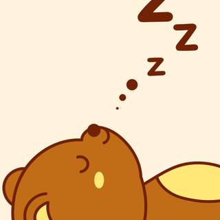 Sleeping bear wallpaper