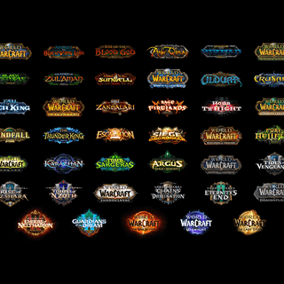 World of Warcraft logo wallpaper