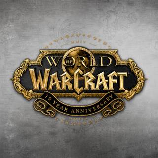 World of Warcraft logo wallpaper