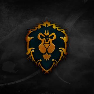 World of Warcraft logo wallpaper