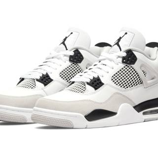 Jordan 4 military black wallpaper