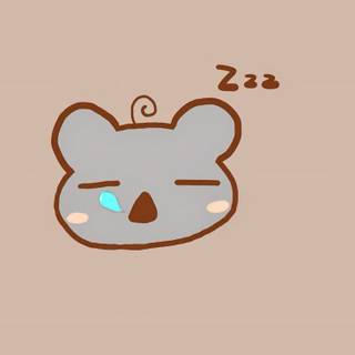 Sleeping bear wallpaper