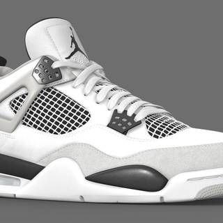 Jordan 4 military black wallpaper