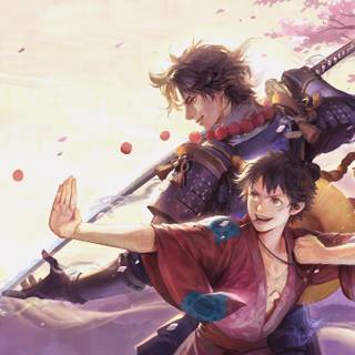 One Piece fan art wallpaper