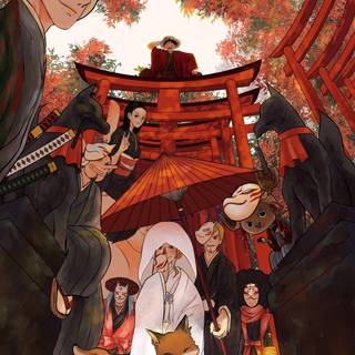 One Piece fan art wallpaper